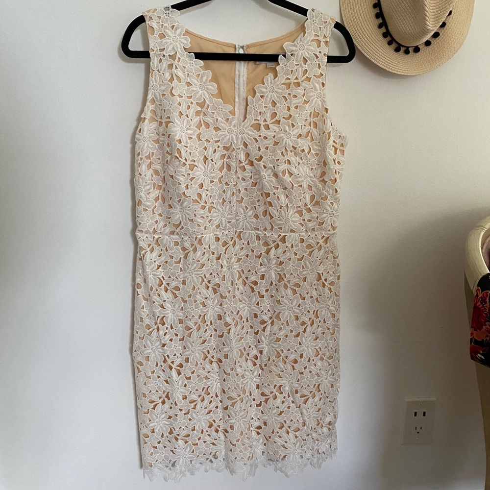 Loft White Lace Dress